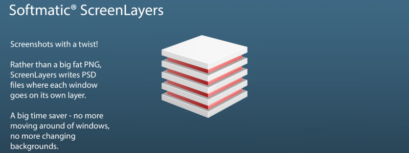 レイヤー構造を持ってデスクトップのスクショが撮れるScreenLayers【Mac】